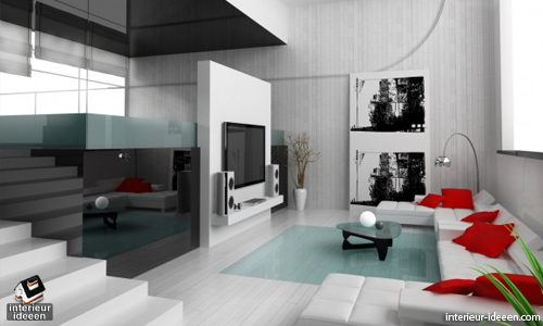 Witte woonkamer interieur ideeen Interieur white woonkamer