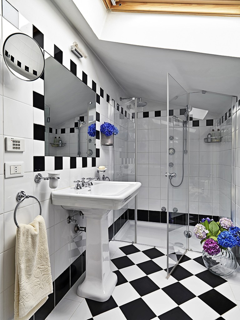 Badkamer voorbeelden zwart wit 22 badkamer foto's