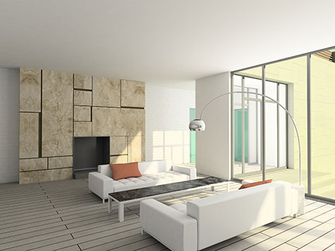 Moderne woonkamer voorbeelden, inrichting en kleuren Gordijnen rood woonkamer