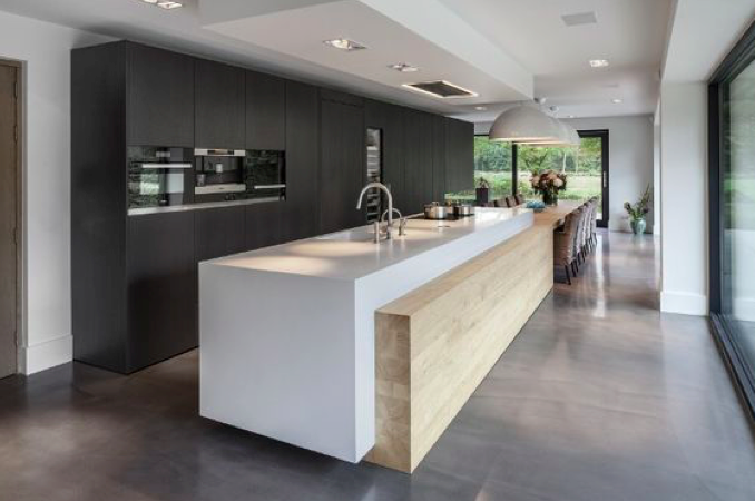 Moderne keuken vereist bouwkundige aanpassingen interieur ideeen