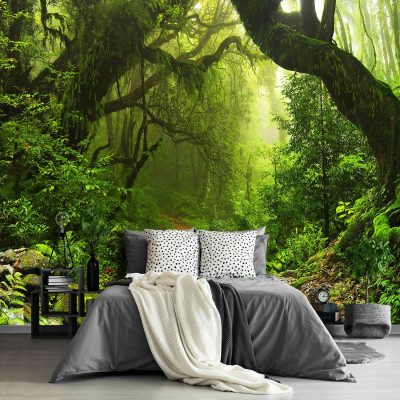 jungle foto behang slaapkamer
