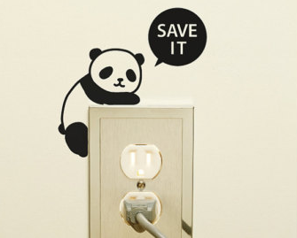 stopcontact met panda